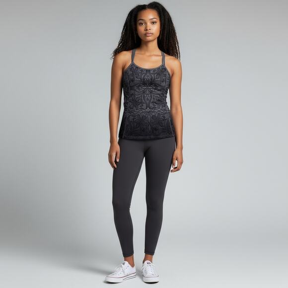 ATHLETA HARMONIOUS STRAPPY YOGA TANK CRISS CROSS TOP WOMEN SIZE SMALL - Picture 2 of 12